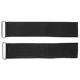 thumbnail image 1 of SHISUYAN Rowing Fixing Bands 1 Pair Hook and Loop Fastener Black Polyester 18.5x2x0.1in, 1 of 8