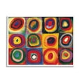 thumbnail image 4 of Stupell Industries Modern Circle Shapes Aligned Abstract Swirl Pattern Painting White Framed Art Print Wall Art, Design by Wassily Kandinsky, 4 of 5