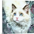 thumbnail image 1 of ARTCANVAS Ragdoll Cat Breed Glamour Canvas Art Print - Size: 26" x 26" (1.50" Deep), 1 of 9