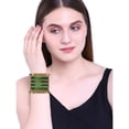 thumbnail image 3 of Efulgenz Indian Bangle Set for Wedding Crystal Rhinestone Bracelet Bangle Set Indian Bridal Bangles Set for Women with Glossy Metal Bangles Party Bangle Fashion Bollywood Jewelry (38 Pcs), 3 of 6