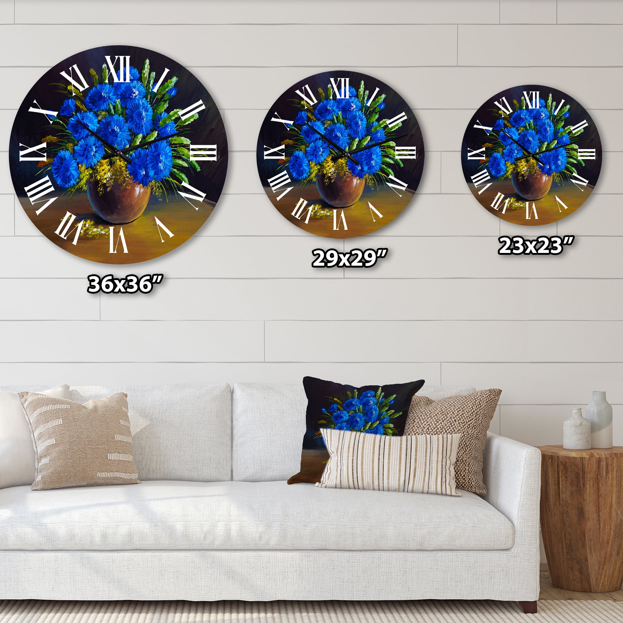 Designart 1 in Traditional Wall Clock