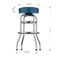 thumbnail image 2 of Imperial  Miami Dolphins Team Chrome Bar Stool, 2 of 3