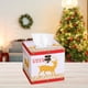thumbnail image 5 of Ganfancp Navidad de Cuero de Madera Caja de Pañuelos Caja de Papel Inicio Restaurante Sala de Estar Mesa de Café de Escritorio Caja de Pañuelos de Almacenamiento Rebajas Flash Deals 1* Caja de Pañuel, 5 of 6