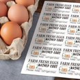thumbnail image 4 of 15 Sheets 180 Pcs Farm Fresh Unwashed Egg Carton Labels Self Adhesive Egg Packaging Stickers Colorful Egg Carton Stickers Farm Fresh Eggs Stickers for Chicken Egg Carton Labels, 4 of 8