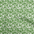 thumbnail image 1 of oneOone Cotton Poplin White Fabric Tropical Dress Material Fabric Print Fabric By The Yard 56 Inch Wide, 1 of 5