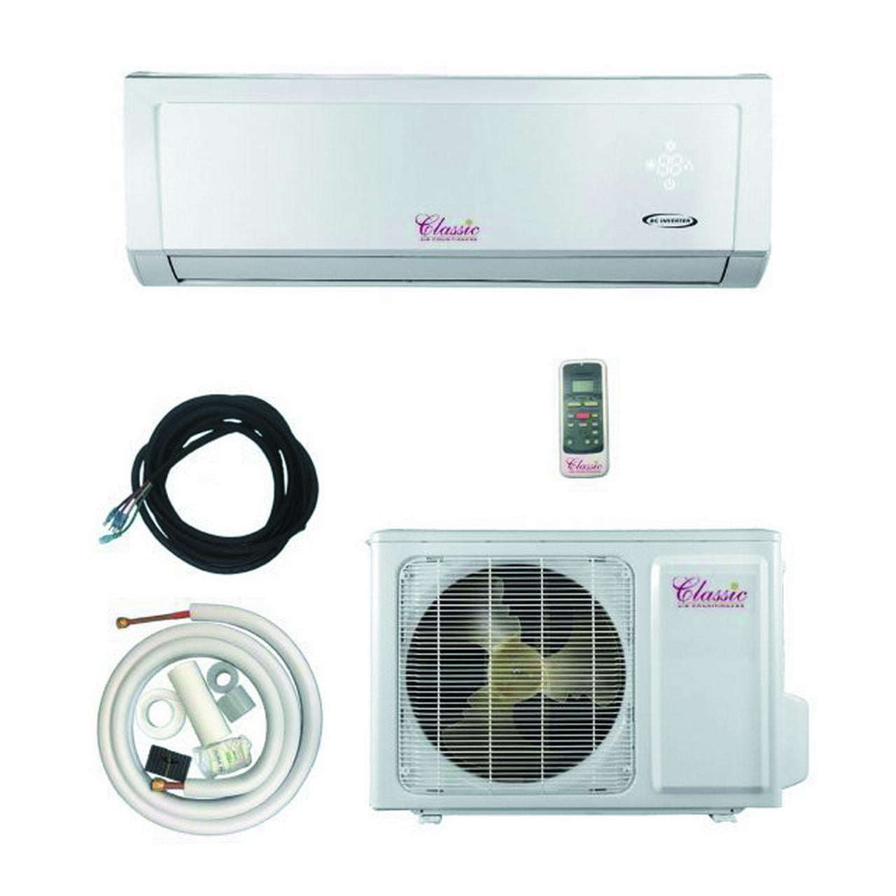 Mini Split heat Pump 12,000 Btu 18 Seer 110 Volt Classic - Walmart.com