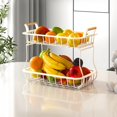 thumbnail image 1 of Organizer Basket Storing Rust-proof Practical Countertop Fruit Basket Bowl, 1 of 4