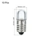 thumbnail image 2 of Bombillas LED Mini E10 6V/0.08A de Uxcell, 10 Piezas Bombillas de Tornillo Miniatura Luz Blanca Fría, 2 of 6