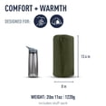 thumbnail image 2 of Sea to Summit Camp Plus Estera de dormir de espuma autoinflable para acampar, rectangular - Regular (72 x 25 x 3 pulgadas), 2 of 5