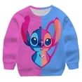 thumbnail image 1 of 1-14 años niños niñas Stitch cuello redondo manga larga Hip Hop sudaderas niños ropa imprimir sudaderas con capucha Otoño Invierno Pullovers10T Gao Jinjia LED, 1 of 2