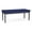Cobalt, variant on Amherst Steel Reception Waiting 18.5" 2 Seat Bench / Charcoal Steel / Blue