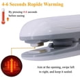 thumbnail image 4 of Mini Bag Sealer, Plastic Bag Resealer, 2 In 1 Heat Sealer and Cutter Portable Bag Resealer, Handheld Heat Vacuum Sealers, Food Storage Snack Fresh Bag Sealer, Need 2 AA Batteries, 4 of 4