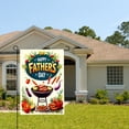 thumbnail image 2 of Amhnf Happy Fathers Day Barbecue Garden Flag For Home Outdoor Garden Yard Decor 12x18 inch, 2 of 5