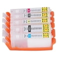 thumbnail image 2 of 5Pcs Ink Cartridge Reusable Smoothly Ink Output 5 Colors PGBK BK C M Y Printer Cartridge 550 551, 2 of 5