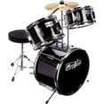 thumbnail image 2 of Batería Music Alley Kids de 3 piezas con pedal Throne Cymbal, color negro, 2 of 7