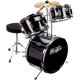 thumbnail image 2 of Batería Music Alley Kids de 3 piezas con pedal Throne Cymbal, color negro, 2 of 7