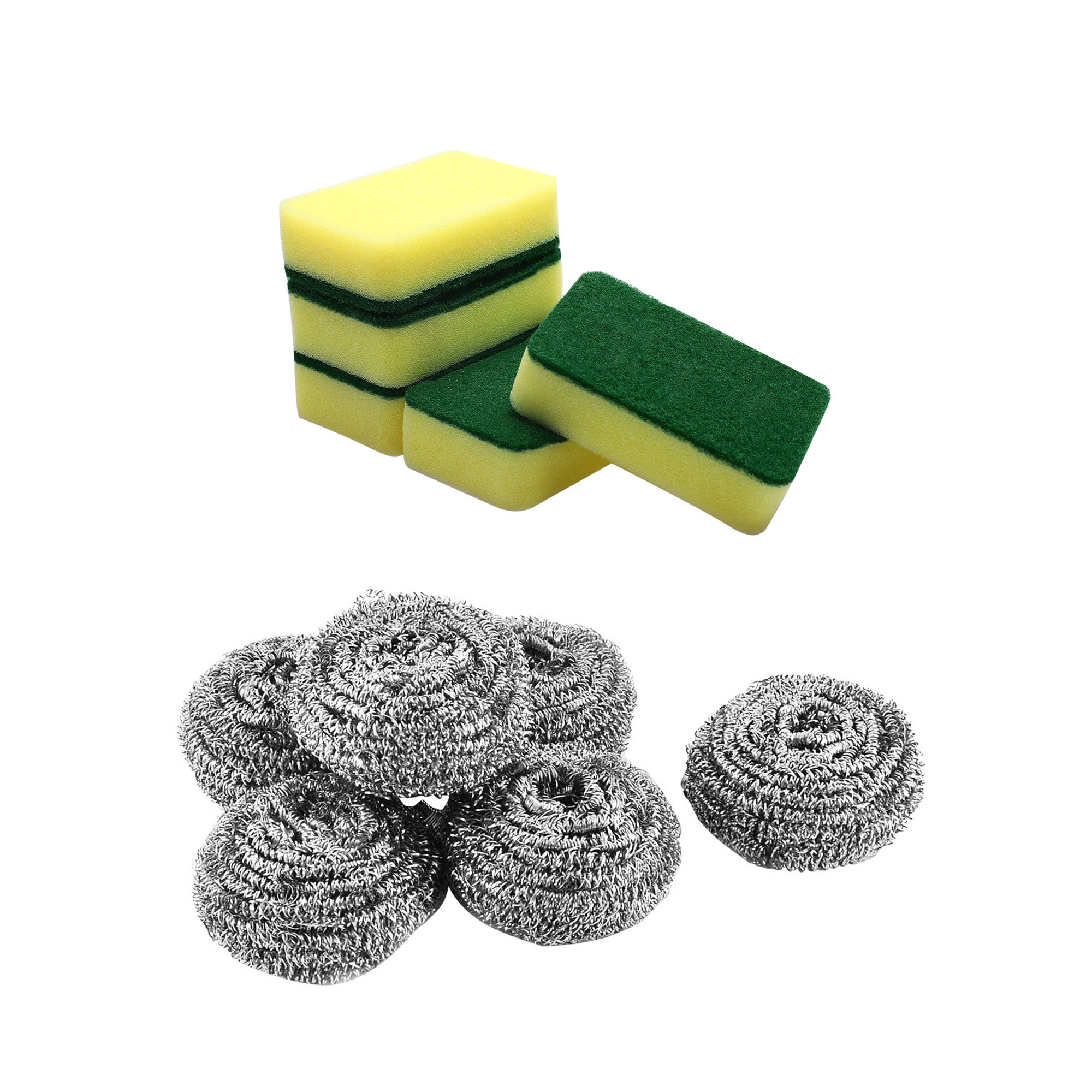 5pcs Stainless Steel Scourer Dish Bowl Cleaning Scrubbers 3.5 x 1 inch 5pcs Stainless Steel Scourer Dish Bowl Cleaning Scrubbers 3.5 x 1 inch