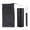 Black, variant on Riousery Mini Portable PU Leather Cedarwood Lined Cigar Humidor Storage Pot Box, Holds 6 Cigars, Built-in Hygrometer and Humidifier Included, Perfect Gift Set, Black (3x3x7.9 in / 7.5x7.5x20 cm)