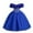 Blue, variant on FAOWME One Shoulder Children Dress Strap Princess Dress Girl Flower Girl Festival Dress Party Dress Girl Gift Sky Blue 6-7 Years