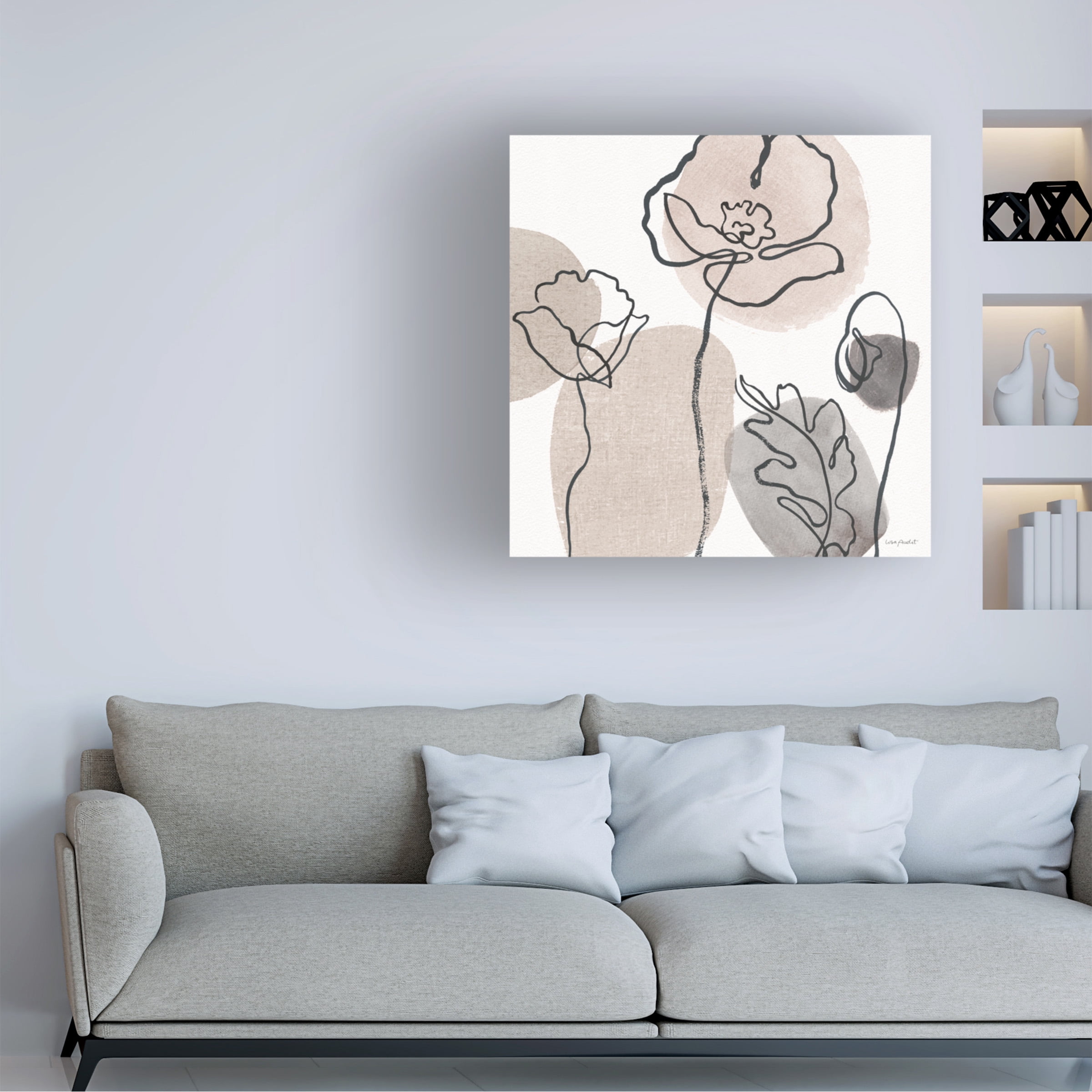 Lisa Audit 'Think Neutral 02' Canvas Art