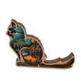 thumbnail image 2 of Cat Tabletop Decoration, Mountain Scenery Design Cat Ornament Boxwood Widely Applicable  For Bar, 2 of 8