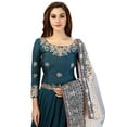 thumbnail image 7 of Trendmalls Women's Georgette Fabric Embroidery with Stone Work Ready To Wear Anarkali Suit Set, 7 of 7