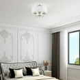 thumbnail image 2 of Livex Lighting - Brookdale - 3 Light Semi-Flush Mount In Transitional Style-12, 2 of 9