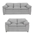thumbnail image 1 of Sala 3-2 TRINITY Aston 2 piezas ( Sofá, Love Seat ) Plata Para Sala, 1 of 8