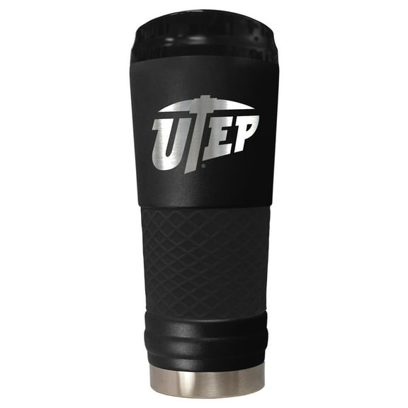 Black UTEP Miners Stealth Matte 24oz Tumbler