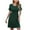 a-Green Womens Summer Dress, variant on Sundresses for Women Casual Summer - Womens Casual Summer Beach Dresses Solid/Floral Crewneck Short Sleeve T-Shirt Dress Loose Swing Dress Aline Sundress