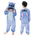 thumbnail image 1 of Children Pajamas Animal Cosplay Pyjama Onesies Kids Fleece Sleepwear, 1 of 4