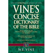 W E VINE Vine's Concise Dictionary of Old and New Testament Words (Paperback)