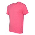 thumbnail image 4 of Hanes Adult X-Temp Unisex Performance T-Shirt, S, Neon Pink Heather, 4 of 4