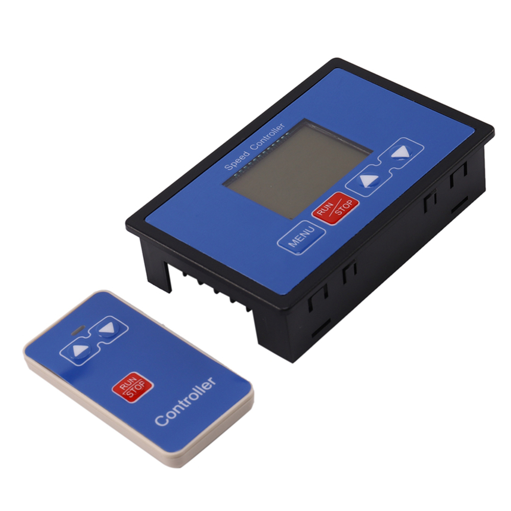 Harupink 12V48V LCD Tachometer Adjustable 30A PWM DC Motor Speed