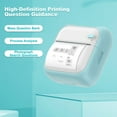 thumbnail image 4 of Mini Pocket Printer Portable Smart Photo Printer for Study Business Meeting  Powder + 5 Rolls Of, 4 of 15