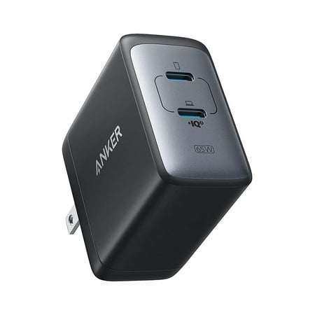 Anker USB C Charger Nano II 65W PPS Fast Charging,GaN II Technology, Foldable |Black