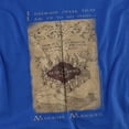 thumbnail image 2 of Harry Potter Marauders Map Words Women's T Shirt, Royal, X-Large, 2 of 6