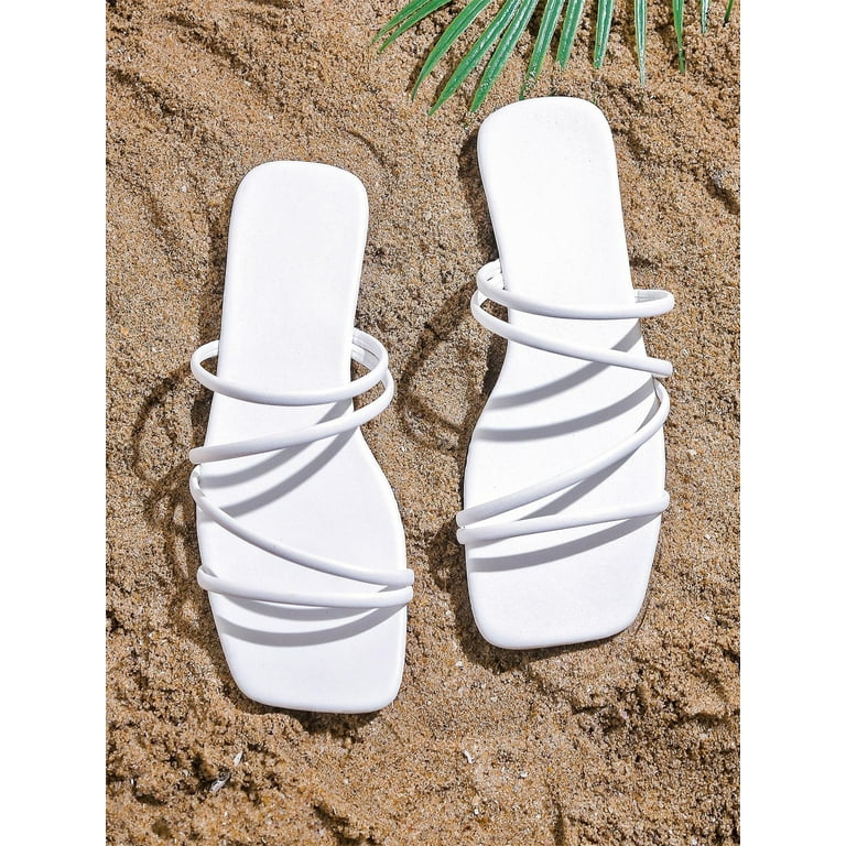 White summer best sale sandals 2019