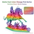 thumbnail image 6 of Ziro 3D Gradient Matte PLA 1.75mm 1kg, Rainbow Blaze, 6 of 8