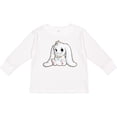 thumbnail image 3 of Inktastic Adorable Easter Bunny Boys or Girls Long Sleeve Toddler T-Shirt, 3 of 5