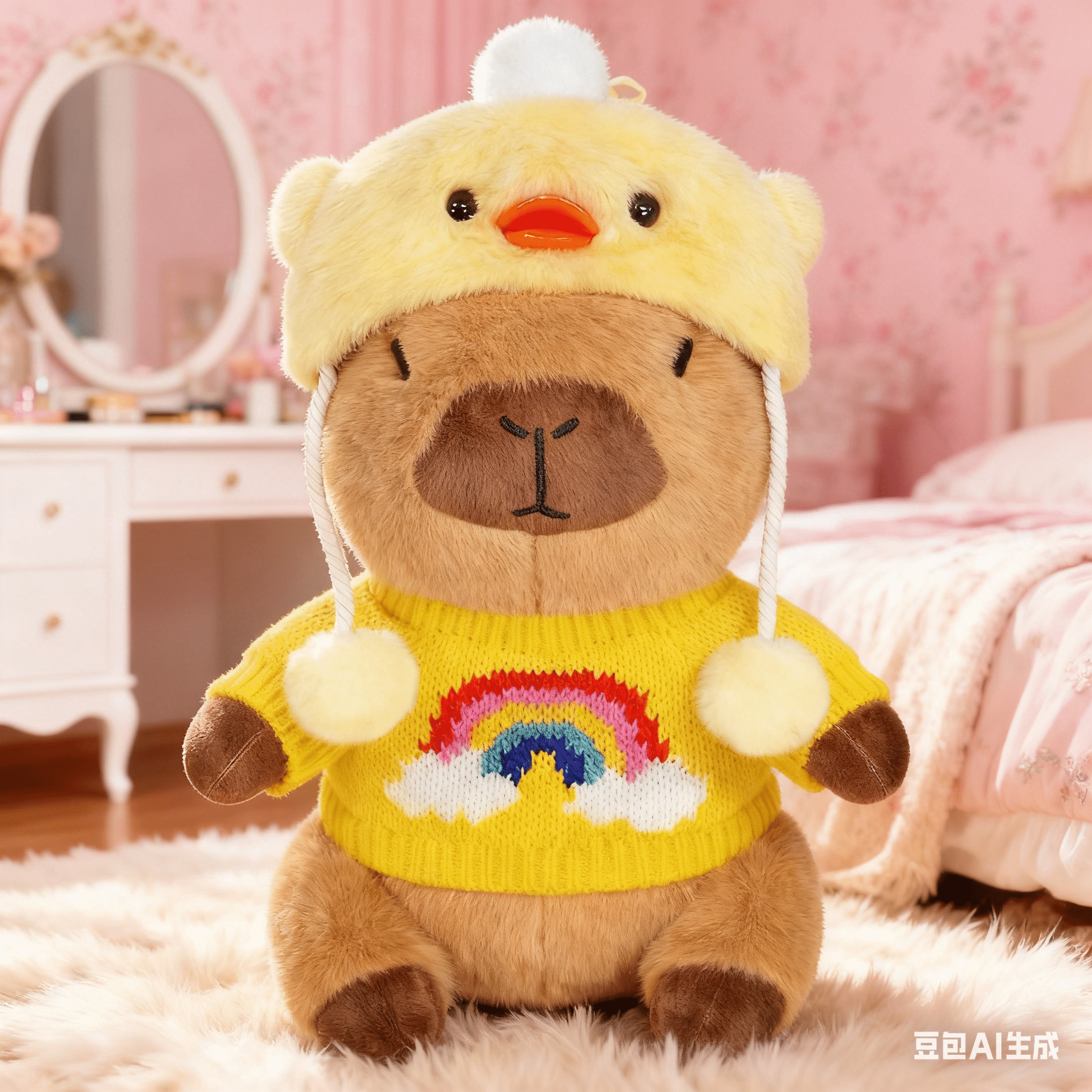 12 Pcs of Stuffed Animal Clothes for 12 in Capybara Plush Toys Dress Up,Capybara Plush Clothes & Accessories Set,for Birthdays/Christmas