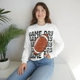 thumbnail image 4 of Retro Game Day Football Sweatshirt Vintage Football School Spirit Shirt White 2XL, 4 of 6