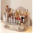 thumbnail image 1 of Organizador de maquillaje SpaceLuxe con cajones y cepillo giratorio de 360°, 1 of 5