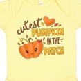 thumbnail image 4 of Inktastic Cutest Pumpkin in the Patch with Orange Heart Boys or Girls Baby Bodysuit, 4 of 5