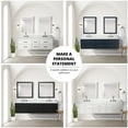 thumbnail image 6 of Castor 84 in W Black Double Bath Vanity, 6 of 6