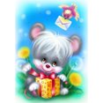 thumbnail image 1 of Drill Diamond Painting (DF3580) 5D DIY Full Animal Cross Stitch Wall Art (Cartoon03) 40x50cm FLhrweasw Nuevo, 1 of 1