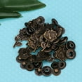 thumbnail image 6 of CTIRCHIU 10Sets Rose Buckle Set Alloy Snap Buttons for Sewing Craft Accessories Purse Hardware, 6 of 8