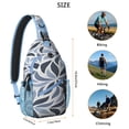 thumbnail image 3 of Pastoral Style Sling Backpack for Outdoor Travel, Lightweight Crossbody Bag with Rustic Artistic Patterns, 3 of 4
