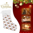 thumbnail image 3 of SKYSONIC Cute Rabbit Floral Christmas Stockings 2PCS,Big Xmas Stockings Gift Decorations and Party Supplies,Used for Fireplace Decoration Socks Christmas Tree Decoration, 3 of 7