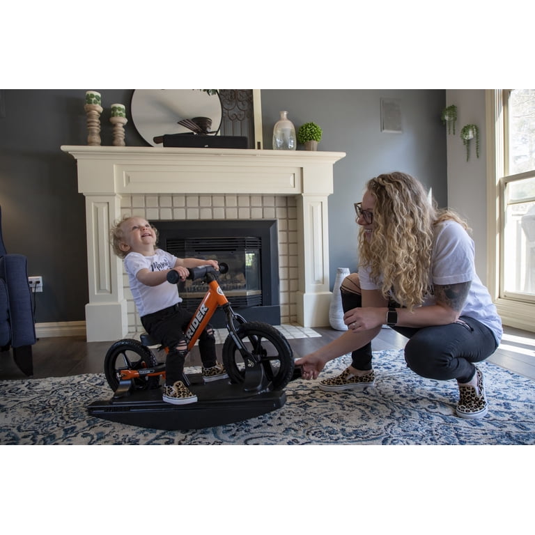 Strider Sport 2-in-1 Rocking Bike, Orange- Helps Teach Baby How to